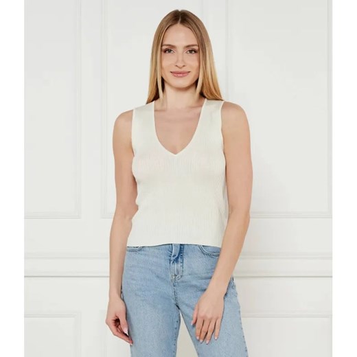 Pinko Jedwabny top AGNER | Regular Fit ze sklepu Gomez Fashion Store w kategorii Bluzki damskie - zdjęcie 184335925