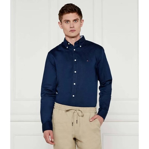 Tommy Hilfiger Koszula | Regular Fit | z dodatkiem lnu ze sklepu Gomez Fashion Store w kategorii Koszule męskie - zdjęcie 184335975