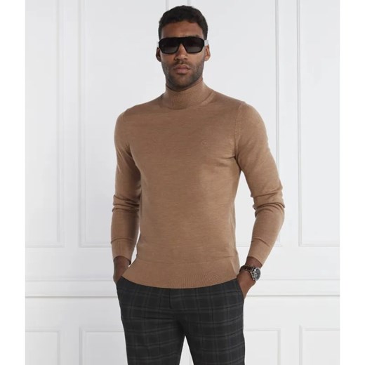 Calvin Klein Wełniany golf | Slim Fit ze sklepu Gomez Fashion Store w kategorii Swetry męskie - zdjęcie 184335987