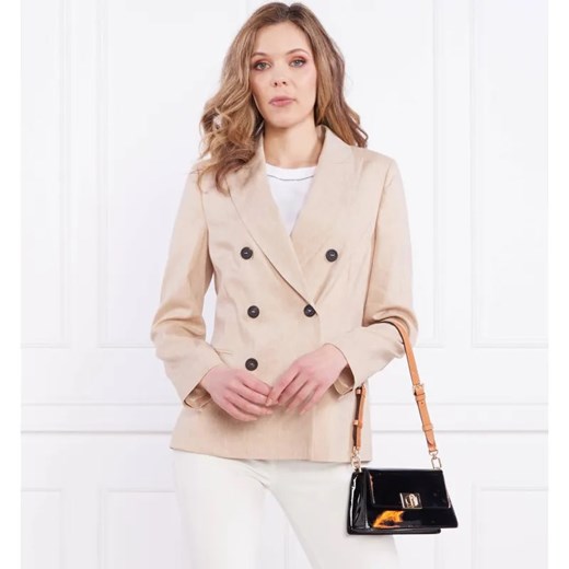 Peserico Marynarka | Slim Fit | z dodatkiem lnu ze sklepu Gomez Fashion Store w kategorii Marynarki damskie - zdjęcie 184336037