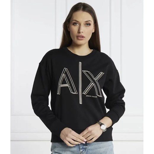 Armani Exchange Bluza | Regular Fit ze sklepu Gomez Fashion Store w kategorii Bluzy damskie - zdjęcie 184336077