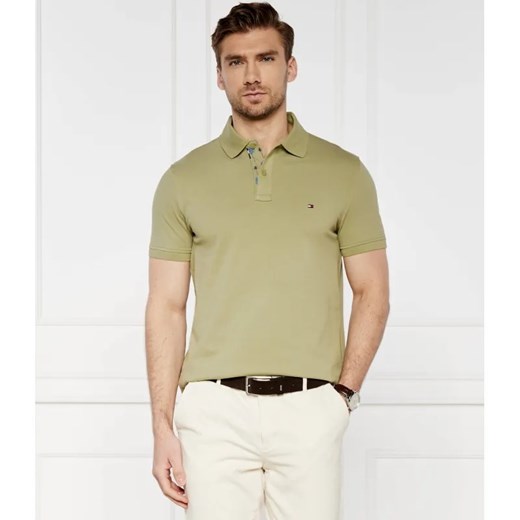 Tommy Hilfiger Polo Palm Under Collar | Regular Fit | stretch ze sklepu Gomez Fashion Store w kategorii T-shirty męskie - zdjęcie 184336149