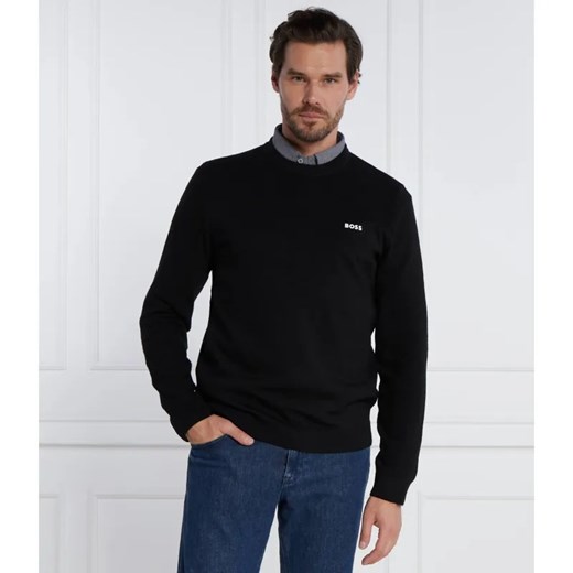 BOSS GREEN Sweter Momentum-X_CN | Regular Fit | z dodatkiem wełny ze sklepu Gomez Fashion Store w kategorii Swetry męskie - zdjęcie 184336156