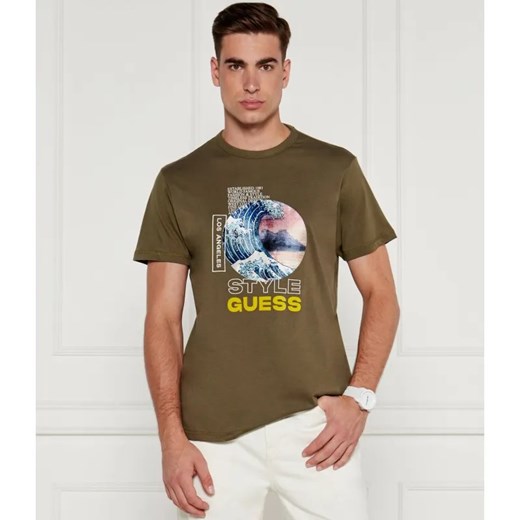 GUESS T-shirt | Regular Fit ze sklepu Gomez Fashion Store w kategorii T-shirty męskie - zdjęcie 184336189