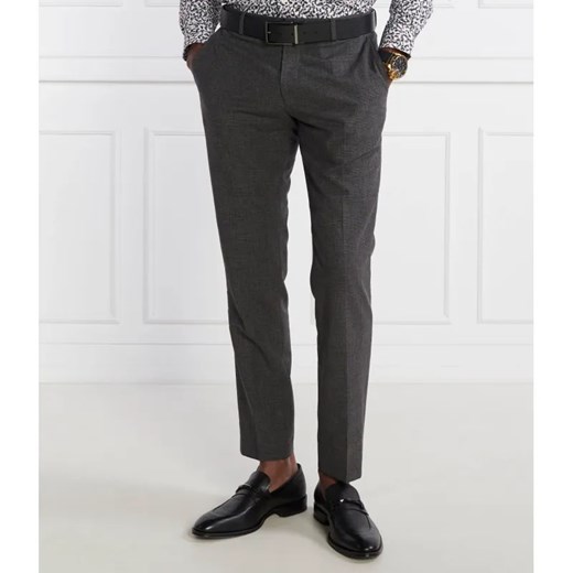 BOSS BLACK Spodnie Genius | Slim Fit | z dodatkiem wełny ze sklepu Gomez Fashion Store w kategorii Spodnie męskie - zdjęcie 184336247