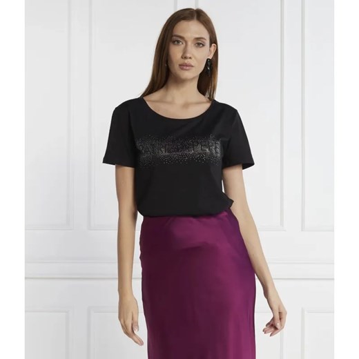 Patrizia Pepe T-shirt | Regular Fit ze sklepu Gomez Fashion Store w kategorii Bluzki damskie - zdjęcie 184336358
