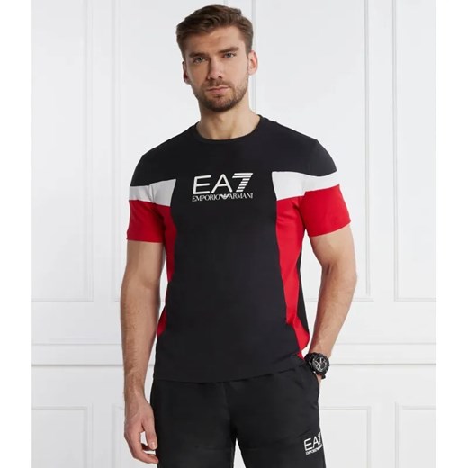 EA7 T-shirt | Regular Fit ze sklepu Gomez Fashion Store w kategorii T-shirty męskie - zdjęcie 184336375