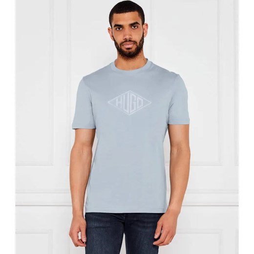HUGO T-shirt Dalendi | Regular Fit ze sklepu Gomez Fashion Store w kategorii T-shirty męskie - zdjęcie 184336428