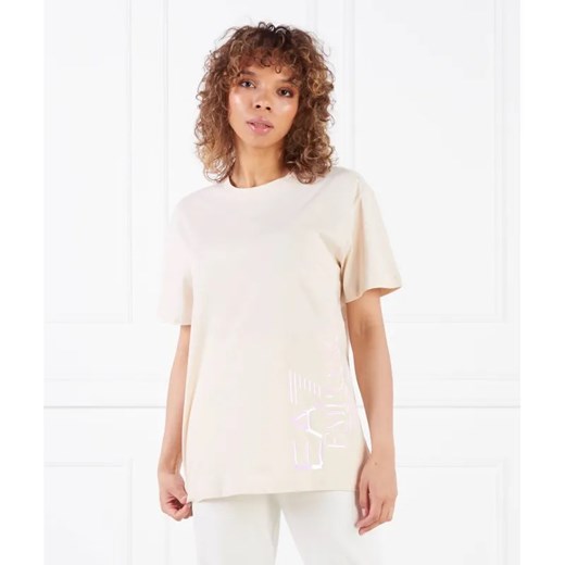 EA7 T-shirt | Regular Fit ze sklepu Gomez Fashion Store w kategorii Bluzki damskie - zdjęcie 184336465