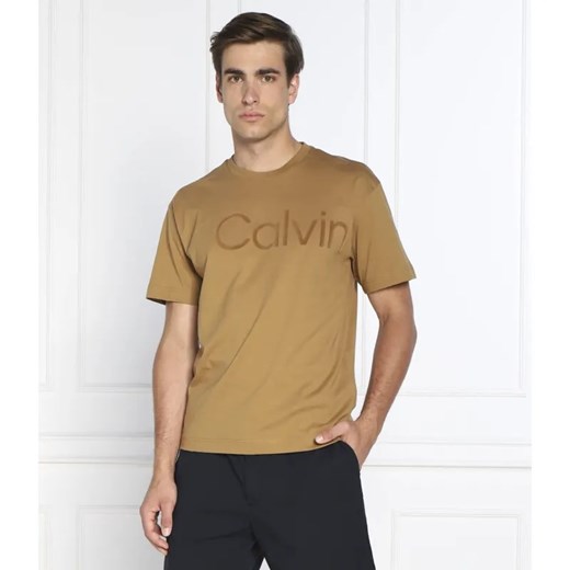 Calvin Klein T-shirt FLOCK LOGO | Comfort fit ze sklepu Gomez Fashion Store w kategorii T-shirty męskie - zdjęcie 184336478