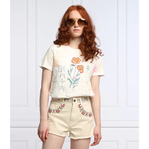 Desigual T-shirt ALTEA | Regular Fit ze sklepu Gomez Fashion Store w kategorii Bluzki damskie - zdjęcie 184336589