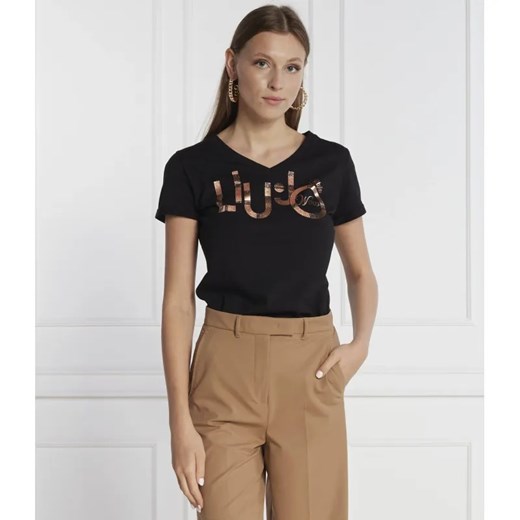 Liu Jo T-shirt | Regular Fit ze sklepu Gomez Fashion Store w kategorii Bluzki damskie - zdjęcie 184336696