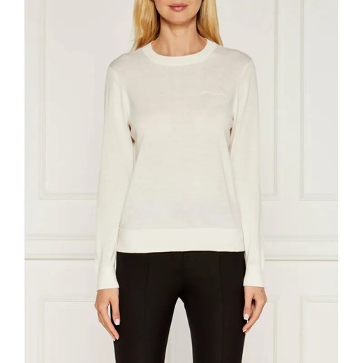 Armani Exchange Wełniany sweter | Regular Fit ze sklepu Gomez Fashion Store w kategorii Swetry damskie - zdjęcie 184336775