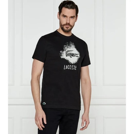 Lacoste T-shirt Ultra Dry Graphic | Regular Fit ze sklepu Gomez Fashion Store w kategorii T-shirty męskie - zdjęcie 184336815