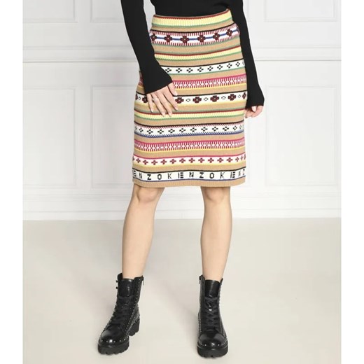 Kenzo Wełniana spódnica ze sklepu Gomez Fashion Store w kategorii Spódnice - zdjęcie 184336869