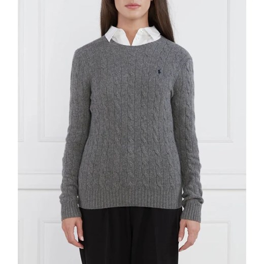 POLO RALPH LAUREN Wełniany sweter | Regular Fit | z dodatkiem kaszmiru ze sklepu Gomez Fashion Store w kategorii Swetry damskie - zdjęcie 184336975