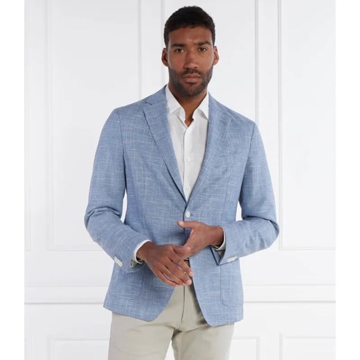BOSS BLACK Wełniana marynarka C-Hanry-233 | Slim Fit | z dodatkiem lnu ze sklepu Gomez Fashion Store w kategorii Marynarki męskie - zdjęcie 184336978