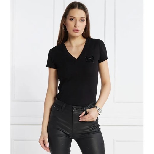Armani Exchange T-shirt | Regular Fit ze sklepu Gomez Fashion Store w kategorii Bluzki damskie - zdjęcie 184336979