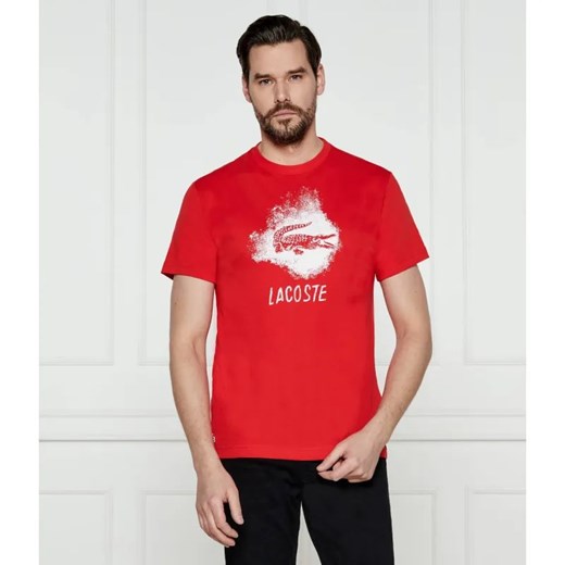 Lacoste T-shirt Ultra Dry Graphic | Regular Fit ze sklepu Gomez Fashion Store w kategorii T-shirty męskie - zdjęcie 184336988
