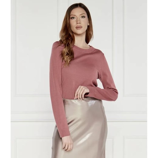 BOSS BLACK Wełniany sweter Feganasi | Regular Fit ze sklepu Gomez Fashion Store w kategorii Swetry damskie - zdjęcie 184337017