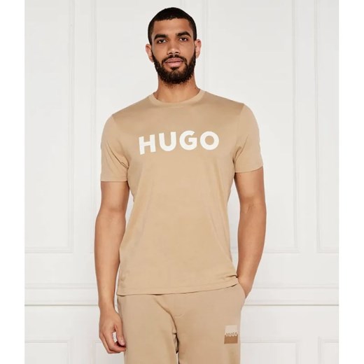 HUGO T-shirt Dulivio | Regular Fit ze sklepu Gomez Fashion Store w kategorii T-shirty męskie - zdjęcie 184337038