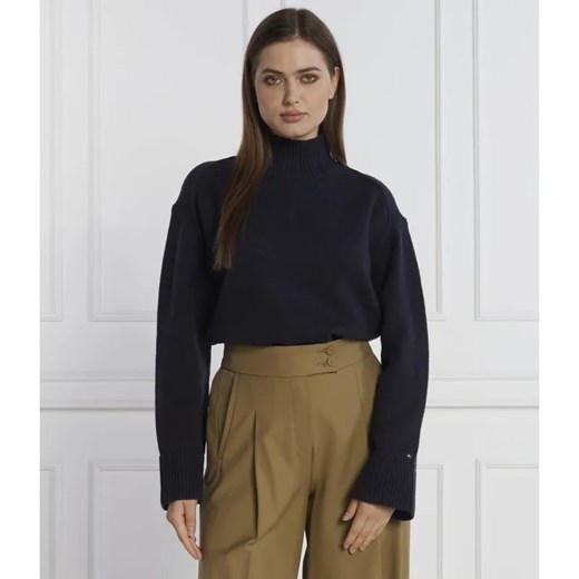 Tommy Hilfiger Golf | Loose fit | z dodatkiem wełny ze sklepu Gomez Fashion Store w kategorii Swetry damskie - zdjęcie 184337056