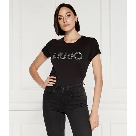 Liu Jo T-shirt | Regular Fit ze sklepu Gomez Fashion Store w kategorii Bluzki damskie - zdjęcie 184337079