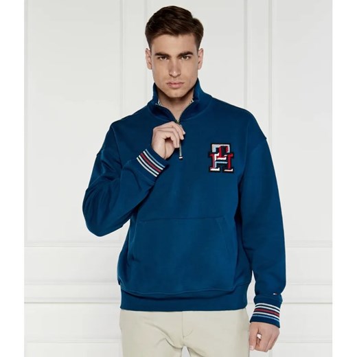 Tommy Hilfiger Bluza MONOGRAM TIPPED 1/4 ZIP | Oversize fit ze sklepu Gomez Fashion Store w kategorii Bluzy męskie - zdjęcie 184337109