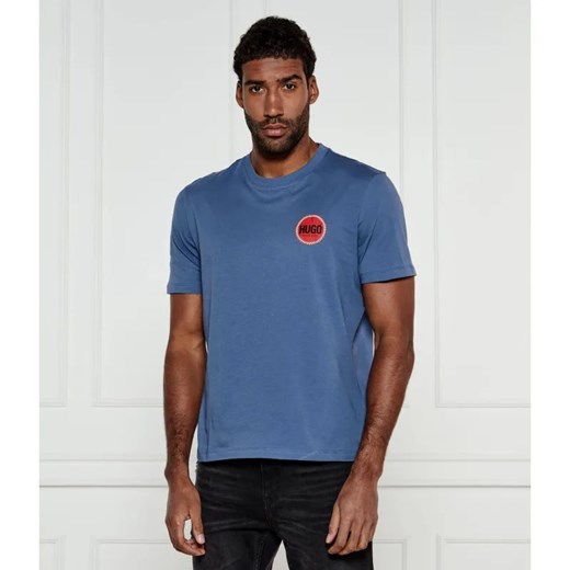 HUGO T-shirt Danetchorb | Regular Fit ze sklepu Gomez Fashion Store w kategorii T-shirty męskie - zdjęcie 184337267