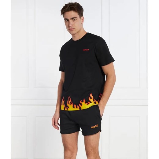 Hugo Bodywear Piżama HUGO Flames ShortSet | Regular Fit ze sklepu Gomez Fashion Store w kategorii Piżamy męskie - zdjęcie 184337328