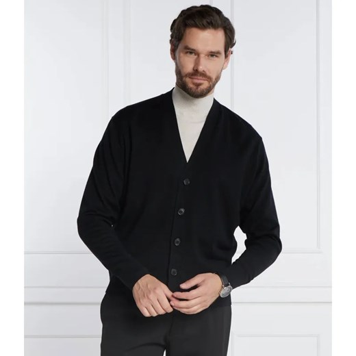 Calvin Klein Wełniany kardigan MERINO | Comfort fit ze sklepu Gomez Fashion Store w kategorii Swetry męskie - zdjęcie 184337405