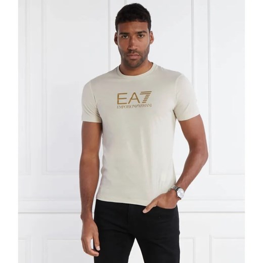 EA7 T-shirt | Regular Fit ze sklepu Gomez Fashion Store w kategorii T-shirty męskie - zdjęcie 184337417