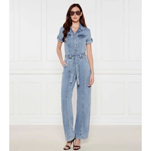 GUESS Jeansowy kombinezon PARKER | Regular Fit ze sklepu Gomez Fashion Store w kategorii Kombinezony damskie - zdjęcie 184337425