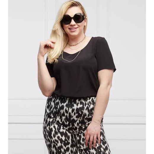 Persona by Marina Rinaldi Bluzka BELLA Plus size| Regular Fit | z dodatkiem jedwabiu ze sklepu Gomez Fashion Store w kategorii Bluzki damskie - zdjęcie 184337465