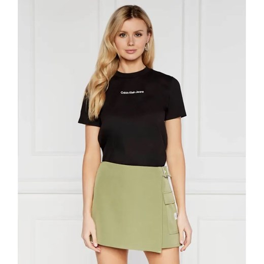 Calvin Klein Jeans T-shirt | Regular Fit ze sklepu Gomez Fashion Store w kategorii Bluzki damskie - zdjęcie 184337479