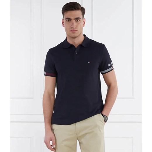 Tommy Hilfiger Polo FLAG CUFF | Slim Fit ze sklepu Gomez Fashion Store w kategorii T-shirty męskie - zdjęcie 184337535