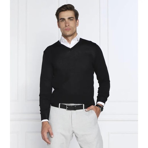 Oscar Jacobson Wełniany sweter | Regular Fit ze sklepu Gomez Fashion Store w kategorii Swetry męskie - zdjęcie 184337626