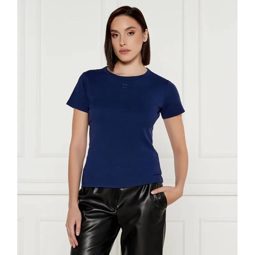 HUGO T-shirt Deloris | Regular Fit ze sklepu Gomez Fashion Store w kategorii Bluzki damskie - zdjęcie 184337857