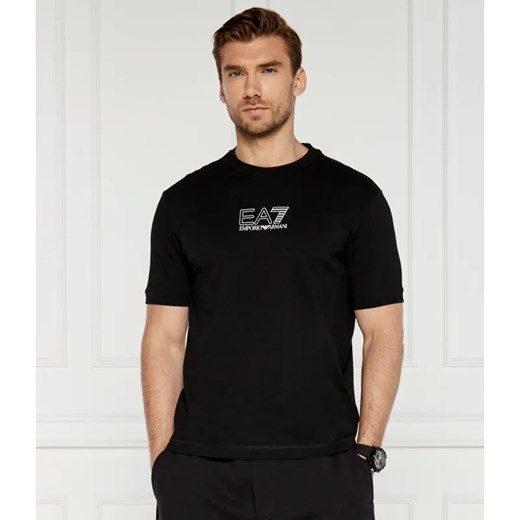EA7 T-shirt | Regular Fit ze sklepu Gomez Fashion Store w kategorii T-shirty męskie - zdjęcie 184337898