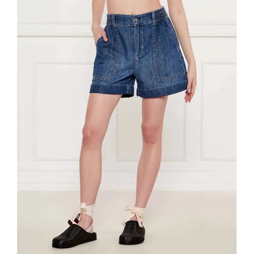 Liu Jo Jeansowe szorty | Regular Fit | z dodatkiem lnu ze sklepu Gomez Fashion Store w kategorii Szorty - zdjęcie 184337907