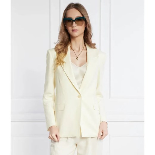 Patrizia Pepe Marynarka Essential | Regular Fit | z dodatkiem lnu ze sklepu Gomez Fashion Store w kategorii Marynarki damskie - zdjęcie 184337925
