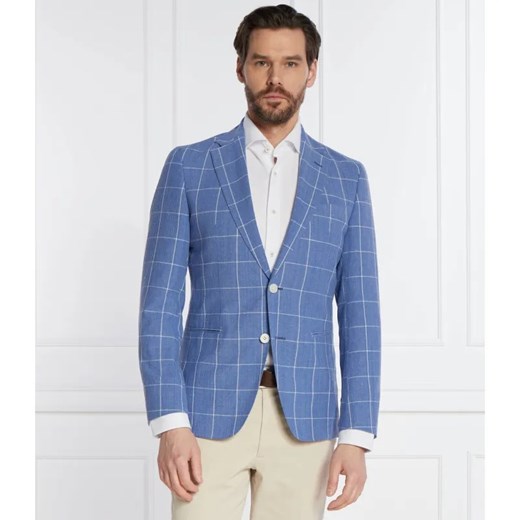 BOSS BLACK Marynarka C-Huge | Slim Fit | z dodatkiem lnu ze sklepu Gomez Fashion Store w kategorii Marynarki męskie - zdjęcie 184337959