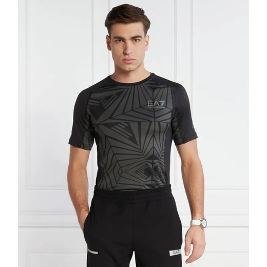 EA7 T-shirt | Slim Fit ze sklepu Gomez Fashion Store w kategorii T-shirty męskie - zdjęcie 184337975