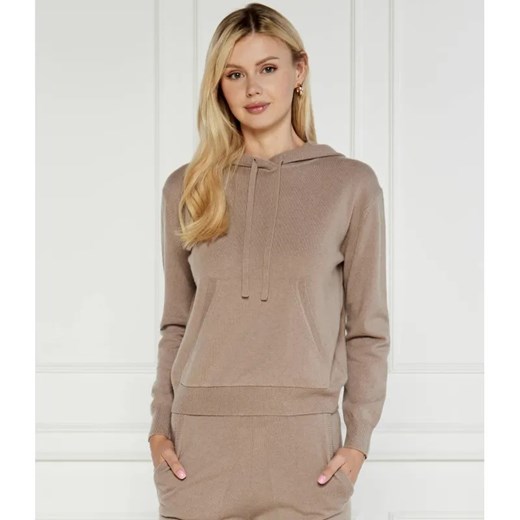 Max Mara Leisure Wełniana bluza TURTLEDOVE | Regular Fit | z dodatkiem kaszmiru ze sklepu Gomez Fashion Store w kategorii Bluzy damskie - zdjęcie 184338007