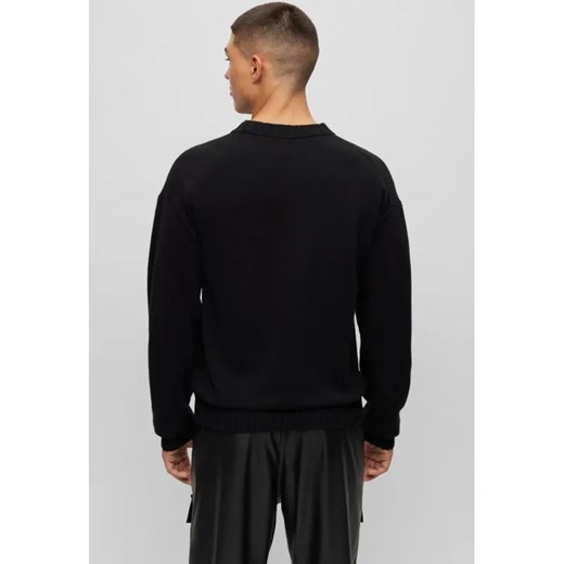 HUGO Wełniany sweter San Cassio-L | Regular Fit ze sklepu Gomez Fashion Store w kategorii Swetry męskie - zdjęcie 184338075