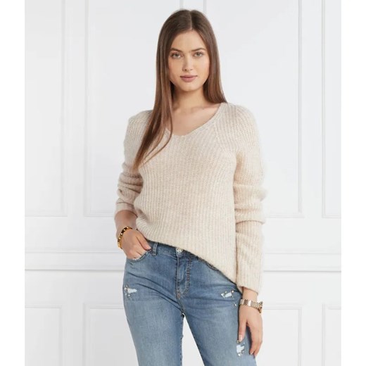 Marc Cain Wełniany sweter | Regular Fit ze sklepu Gomez Fashion Store w kategorii Swetry damskie - zdjęcie 184338177