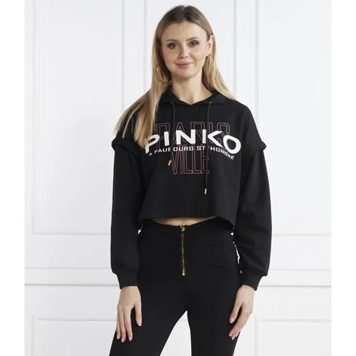 Pinko Bluza | Cropped Fit ze sklepu Gomez Fashion Store w kategorii Bluzy damskie - zdjęcie 184338185