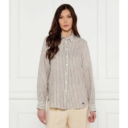 Weekend MaxMara Lniana koszula JOSEF | Regular Fit ze sklepu Gomez Fashion Store w kategorii Koszule damskie - zdjęcie 184338408