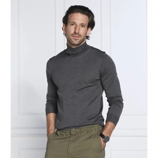 Oscar Jacobson Wełniany golf Cole Rollneck | Regular Fit ze sklepu Gomez Fashion Store w kategorii Swetry męskie - zdjęcie 184338448