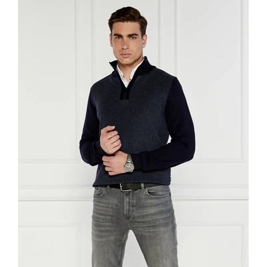 BOSS BLACK Wełniany Sweter H-Dambino | Regular Fit ze sklepu Gomez Fashion Store w kategorii Swetry męskie - zdjęcie 184338469